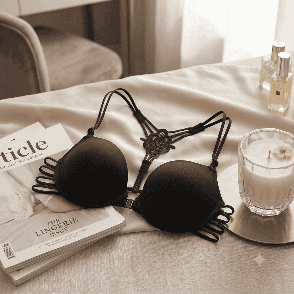 Rose Nylon Padded Bra