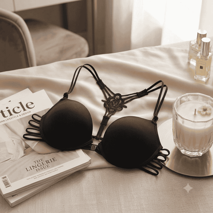Rose Nylon Padded Bra