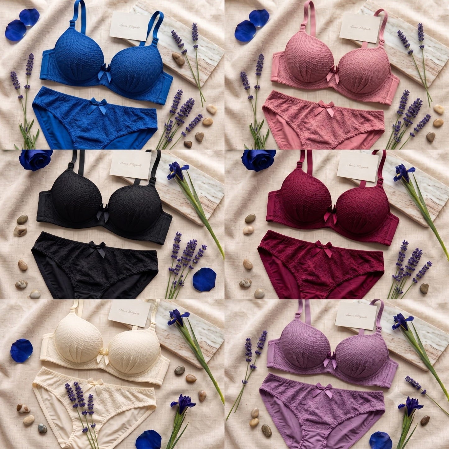 Double Padded Push Up Bra With Panty