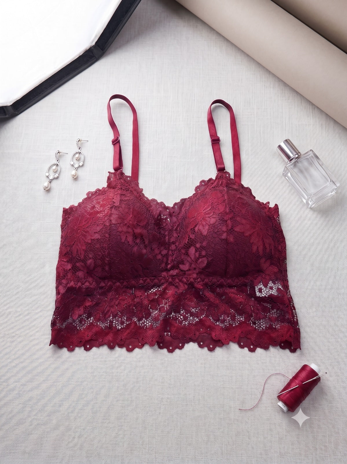Bralette Bra Full Coverage Lightly Padded