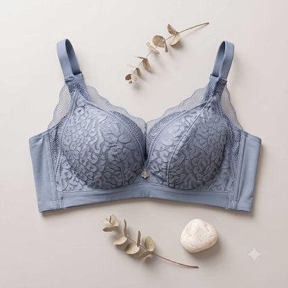 Women's No Wire Lace Push Up Bra