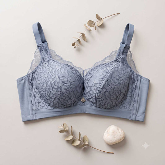 Women's No Wire Lace Push Up Bra
